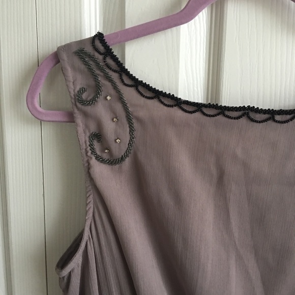 Beautiful dusty grey purple dress - Picture 7 of 8